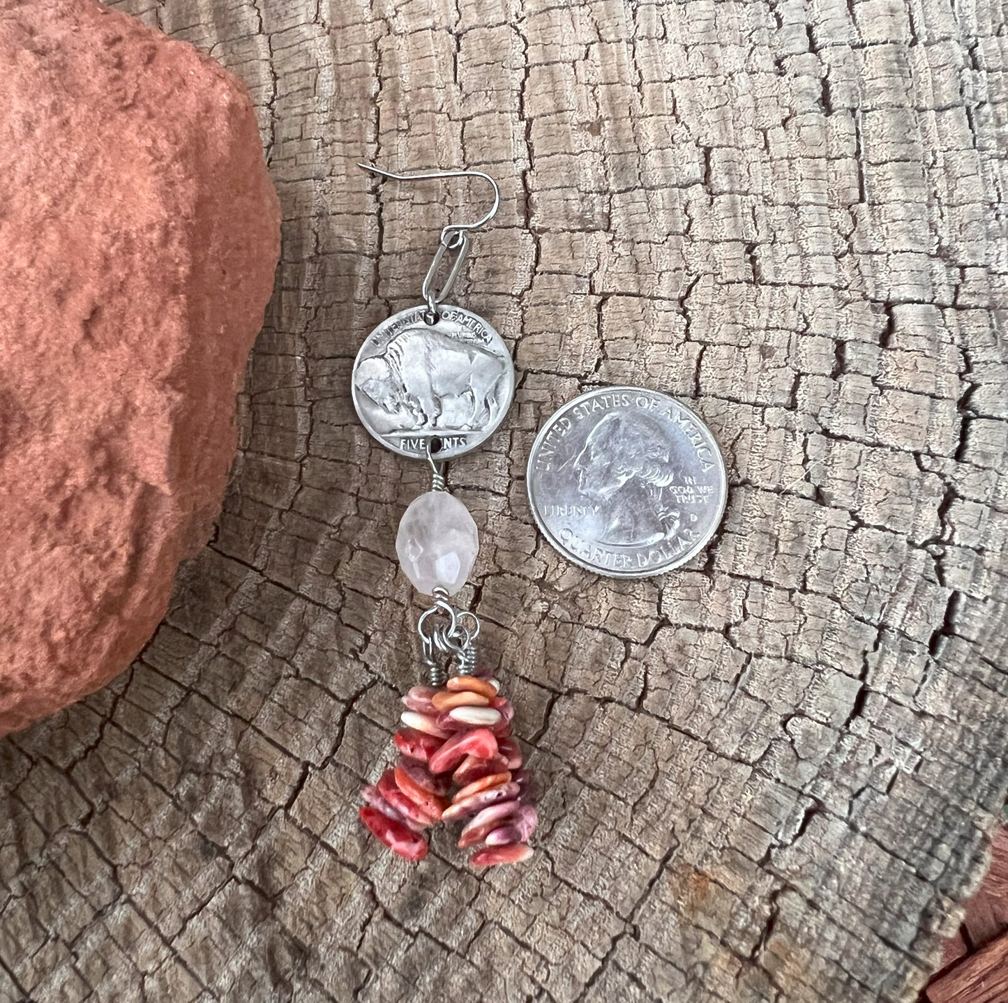 Buffalo Nickel & Spiny Oyster Drops