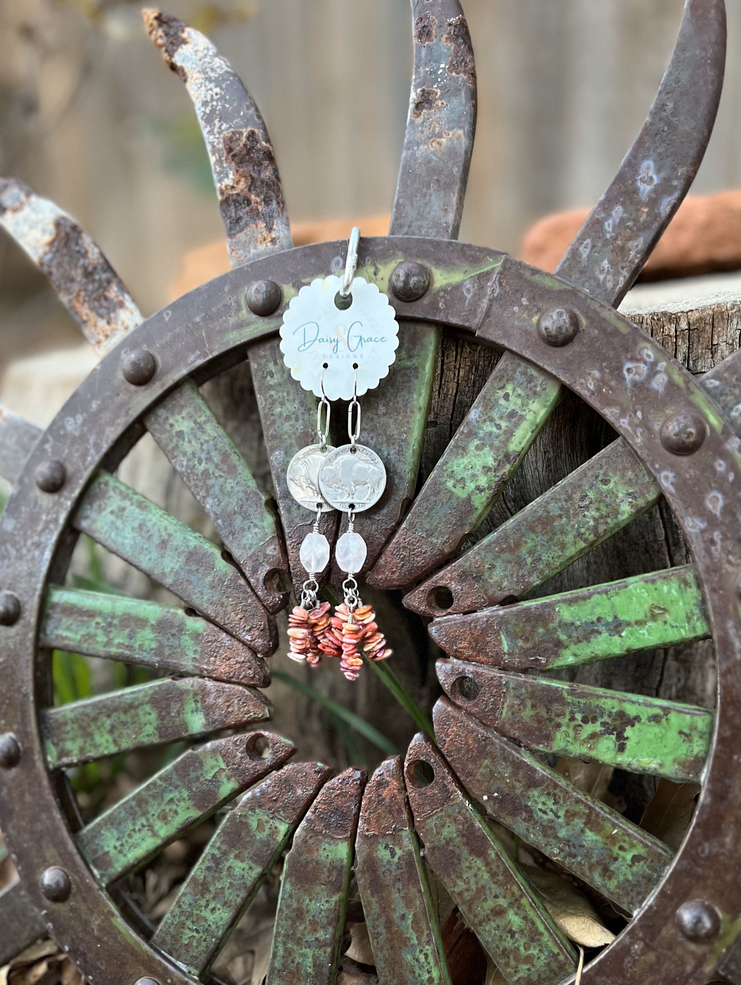 Buffalo Nickel & Spiny Oyster Drops