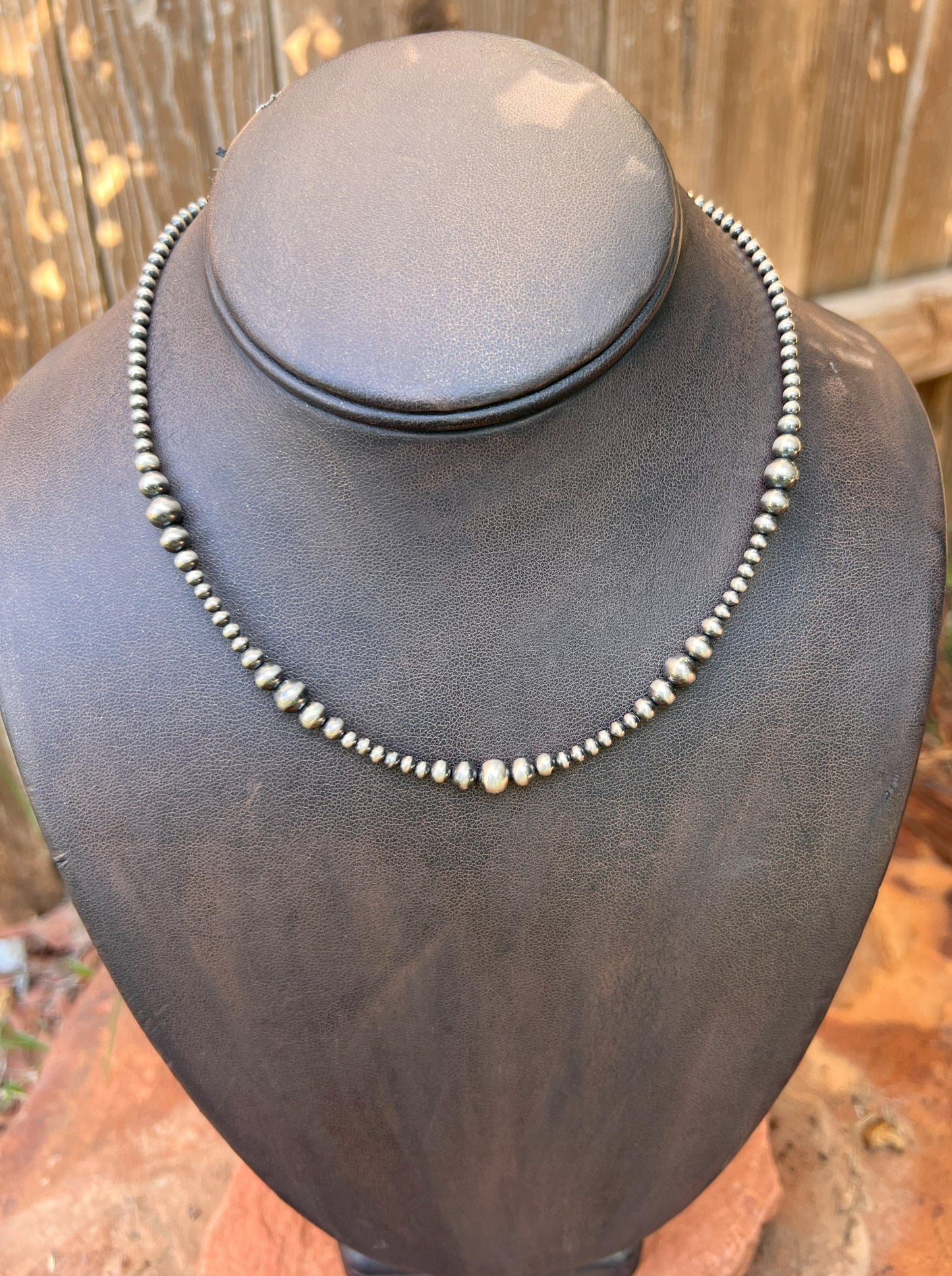 Graduated Navajo Pearl Necklace