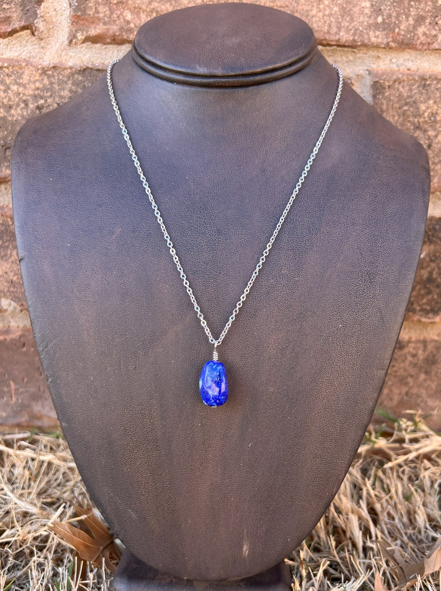 Lapis Lazuli Nugget Necklace