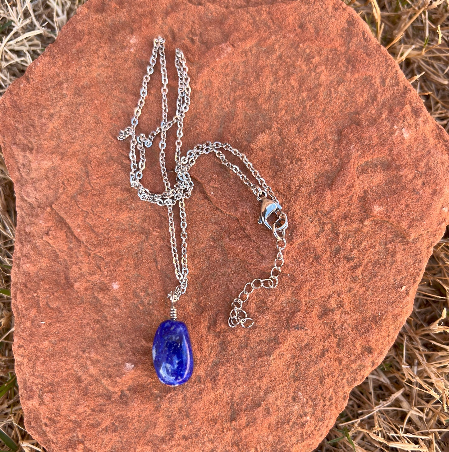 Lapis Lazuli Nugget Necklace