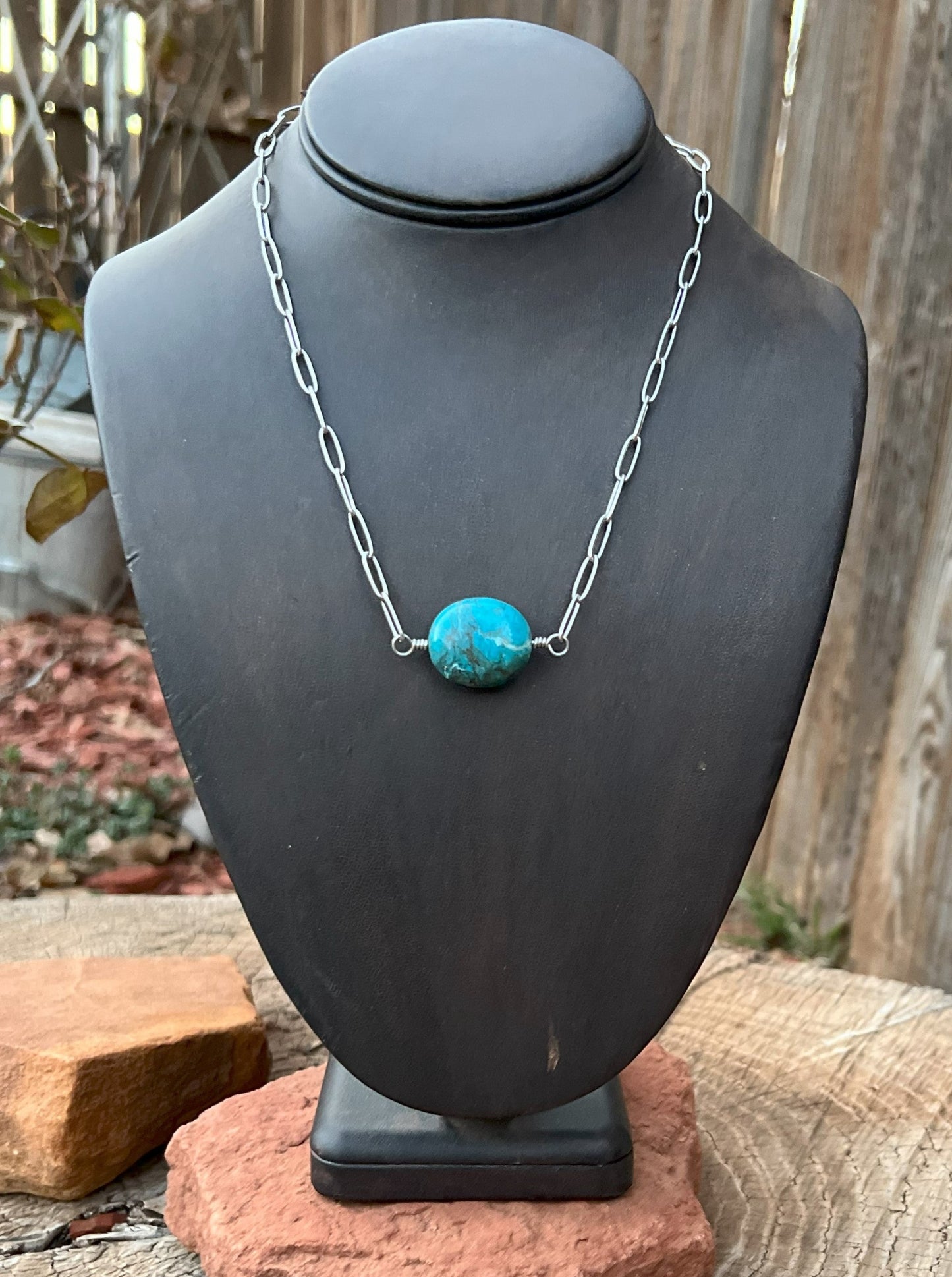 Turquoise Nugget Necklace