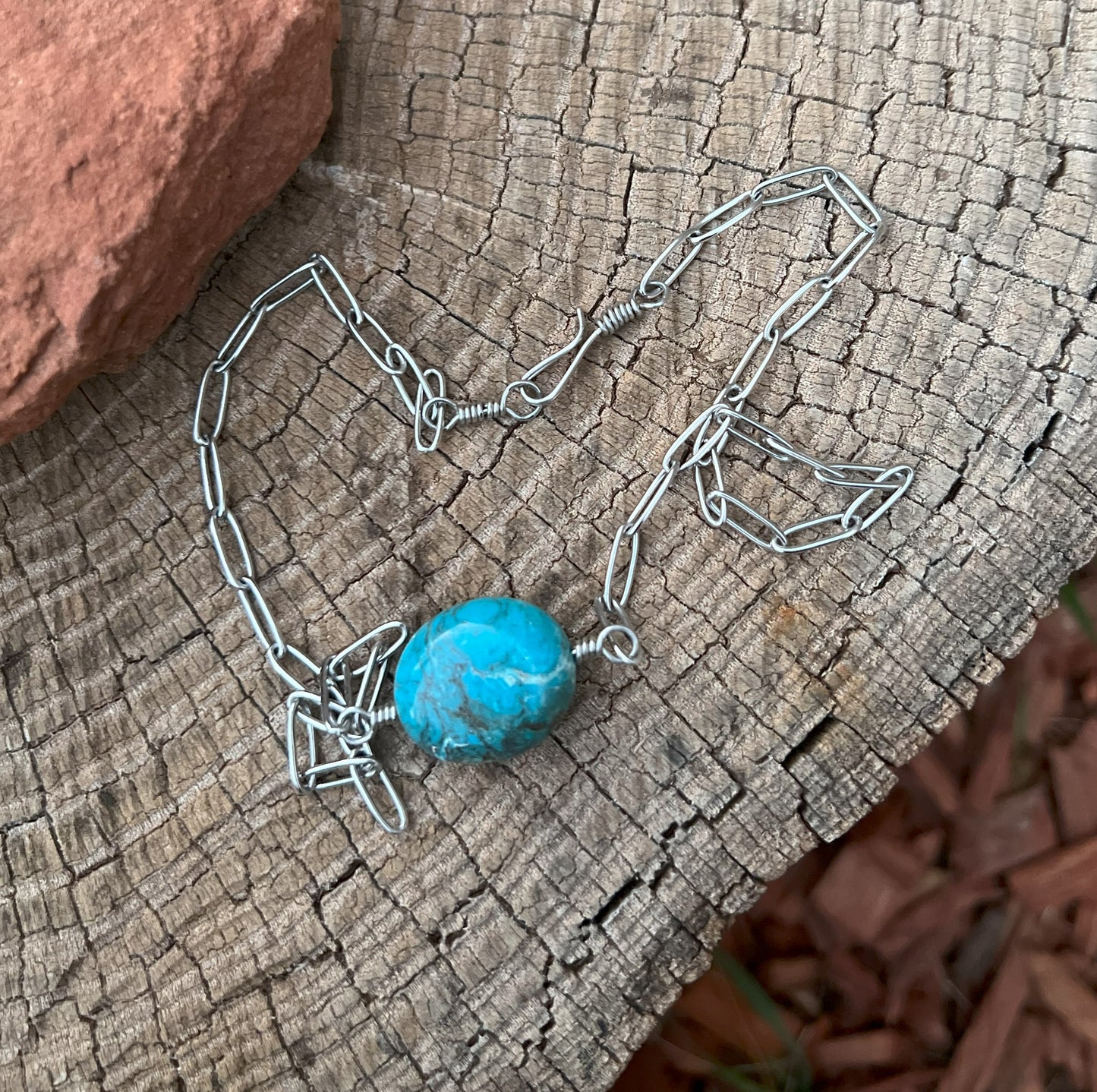 Turquoise Nugget Necklace