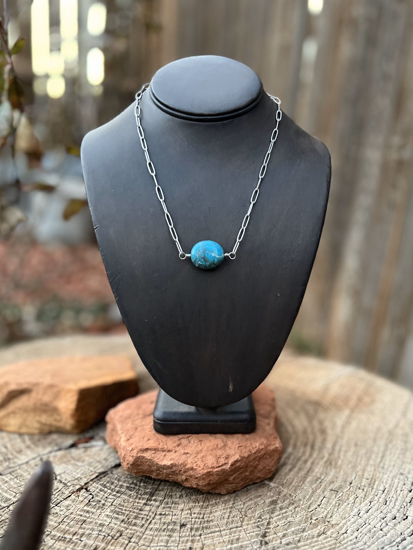 Turquoise Nugget Necklace